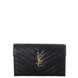 Saint Laurent Cassandre Envelope Chain Wallet
