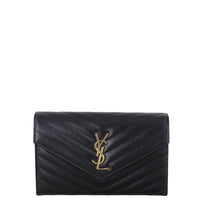 Saint Laurent Cassandre Envelope Chain Wallet