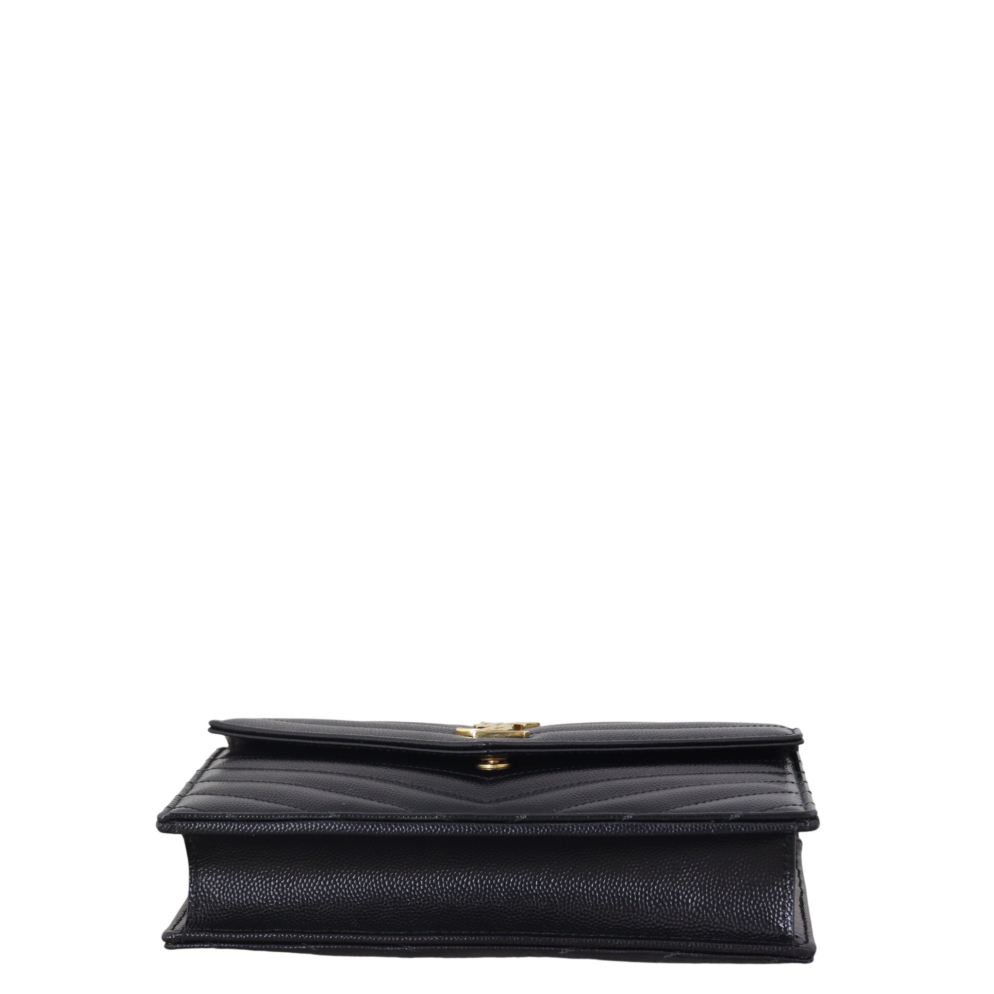 Saint Laurent Cassandre Envelope Chain Wallet