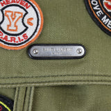 Saint Laurent Noe Canvas Multi Patch Backpack