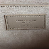 Saint Laurent Sunset Medium Croc-Embossed