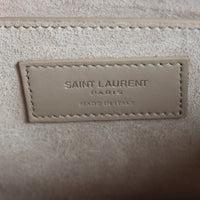 Saint Laurent Sunset Medium Croc-Embossed