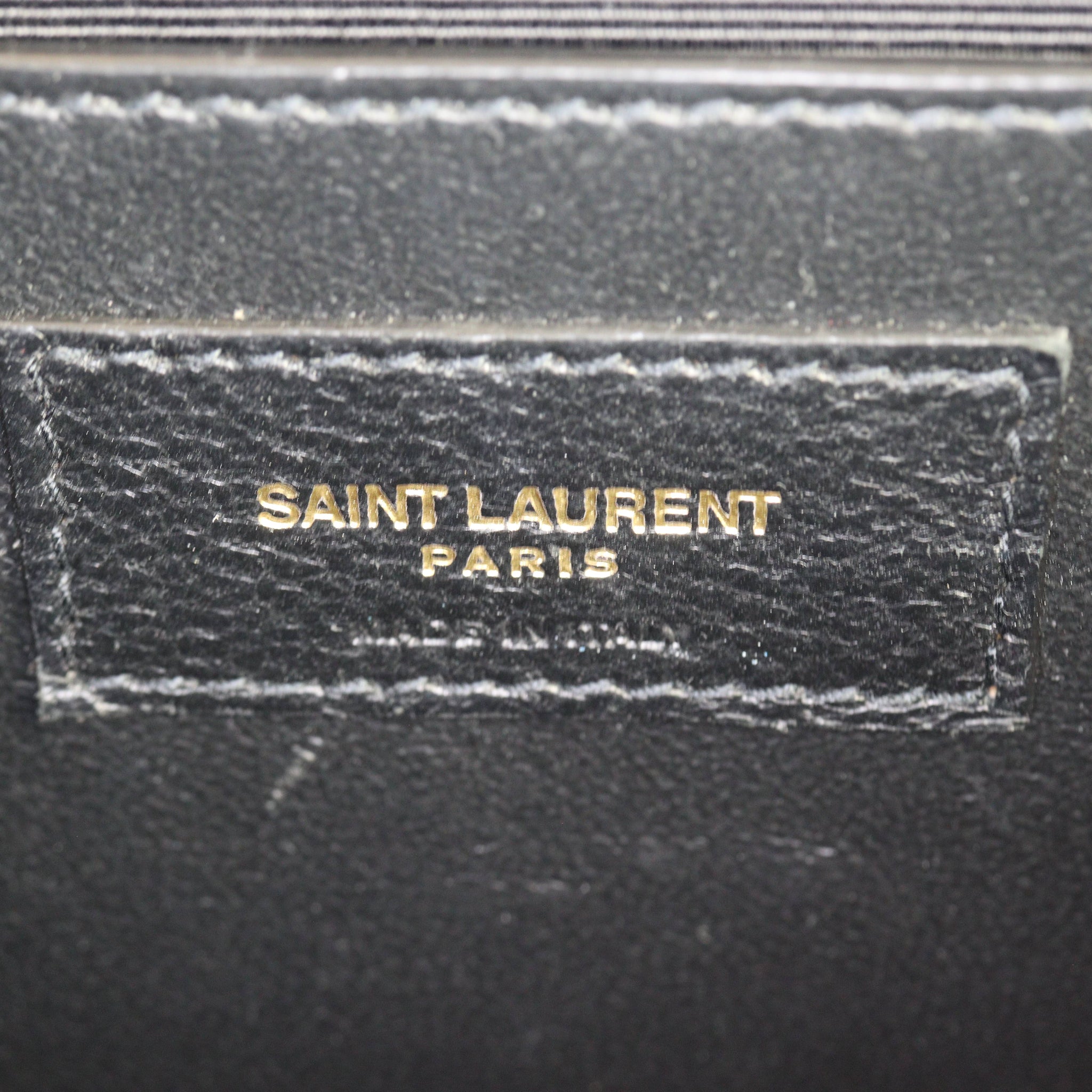 Saint Laurent Kate Tassel Chain Bag Small Croc-Embossed