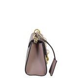 Gucci GG Supreme Padlock Small Shoulder Bag Pearl Studs