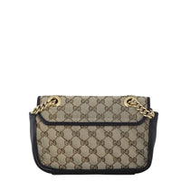 Gucci GG Canvas Marmont Diagonal Small Shoulder Bag