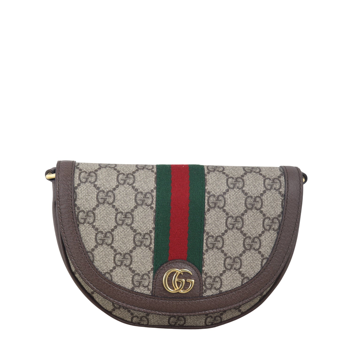 Gucci Ophidia GG Supreme Half Moon Shoulder Bag