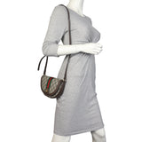 Gucci Ophidia GG Supreme Half Moon Shoulder Bag
