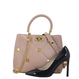 Valentino Roman Stud Top Handle Bag Medium