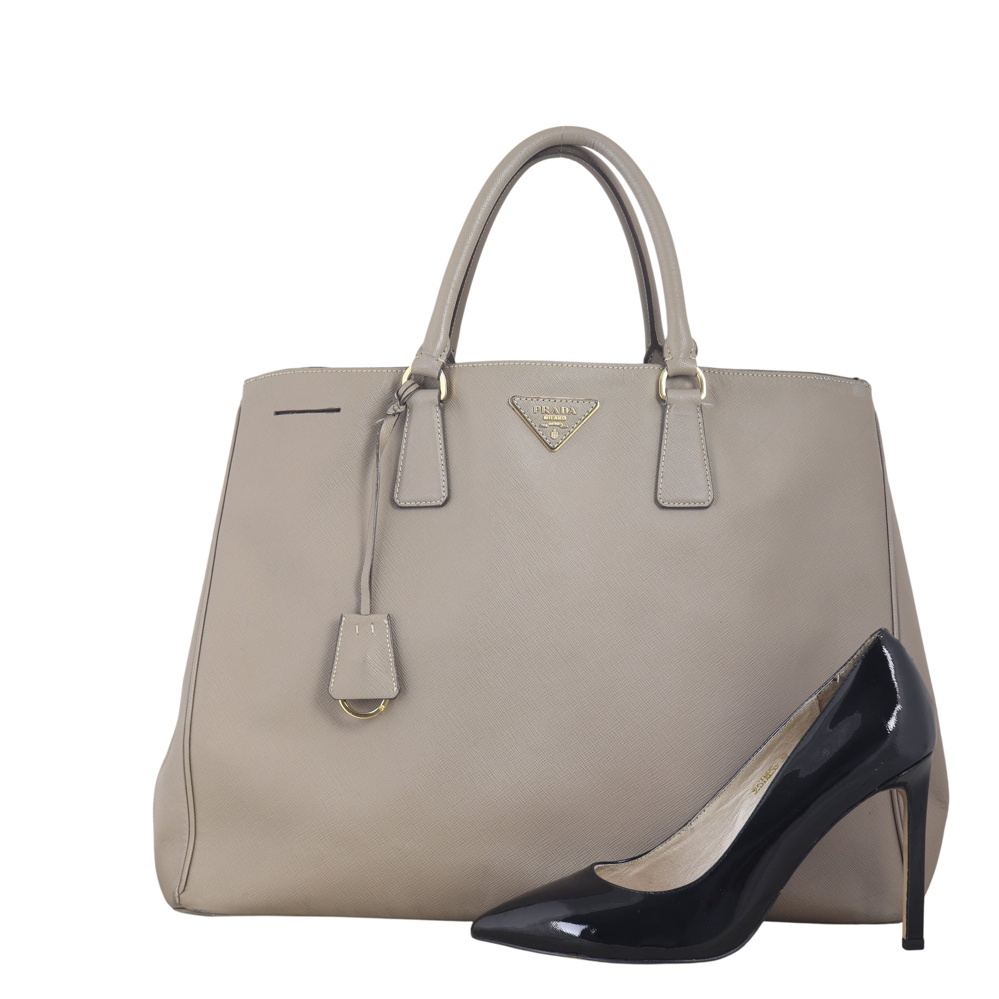 Prada Saffiano Lux Galleria Double Zip Tote Extra Large