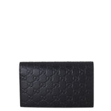 Gucci Guccissima Interlocking G Wallet on Chain