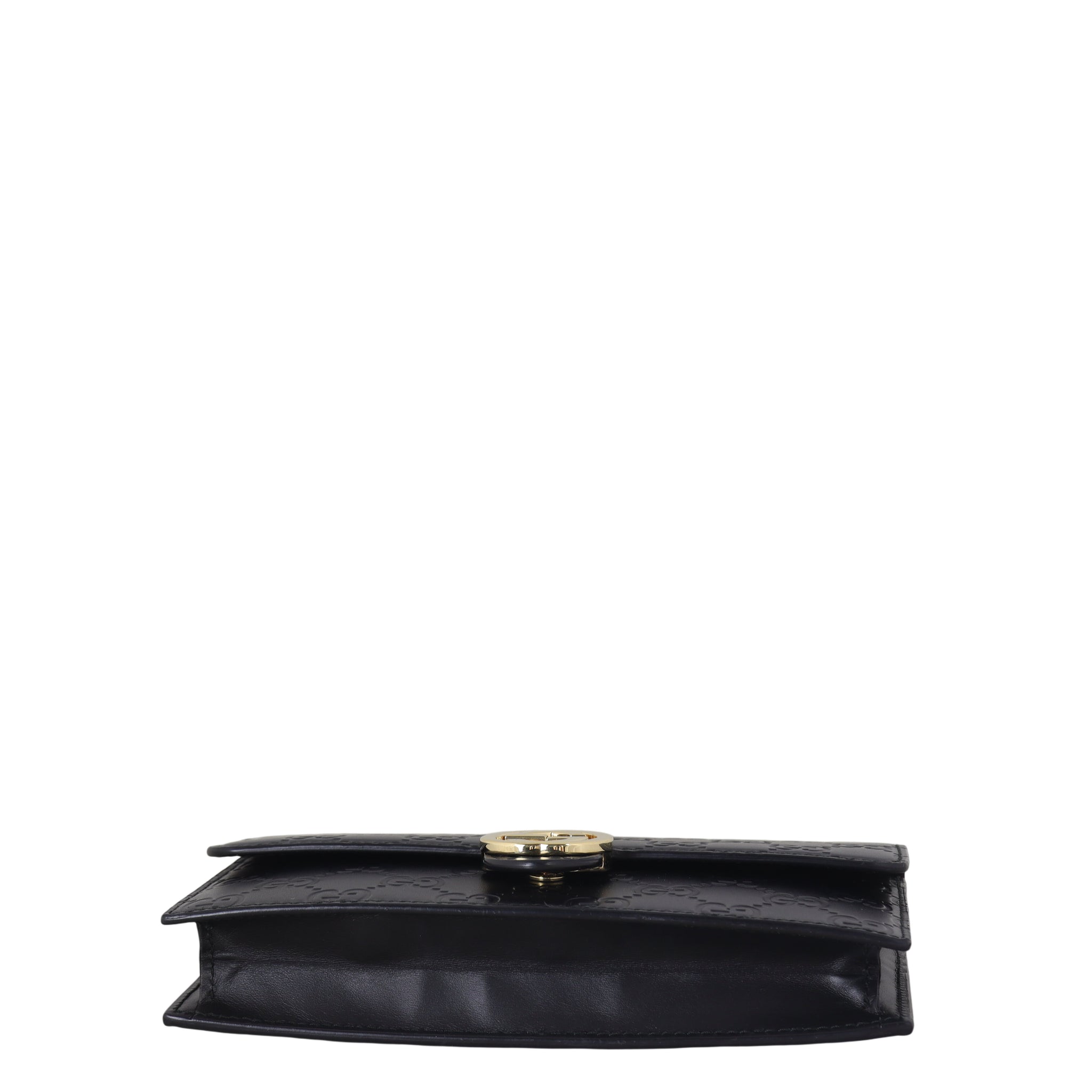 Gucci Guccissima Interlocking G Wallet on Chain