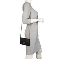 Gucci Guccissima Interlocking G Wallet on Chain