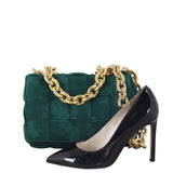 Bottega Veneta Chain Padded Cassette Bag Suede