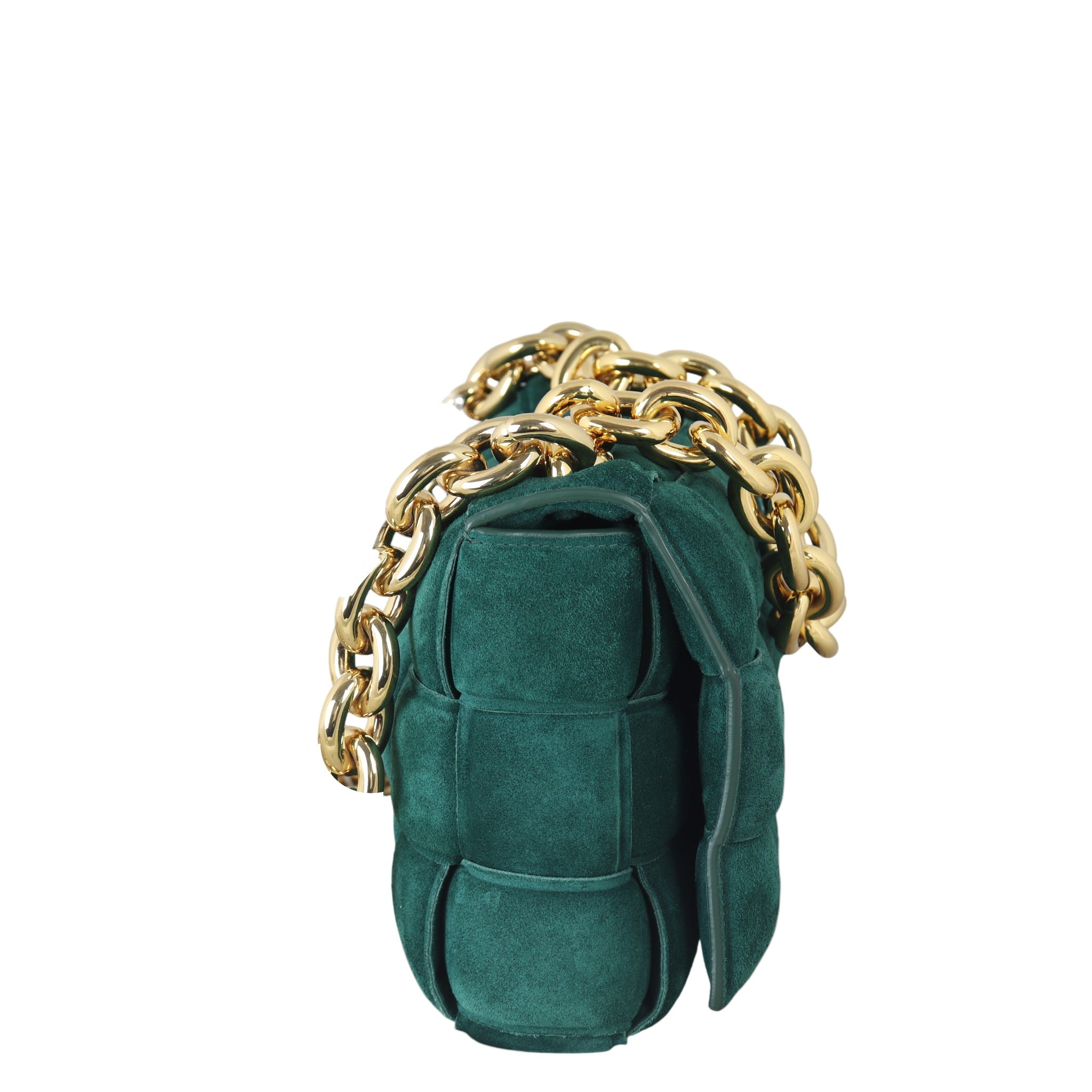 Bottega Veneta Chain Padded Cassette Bag Suede