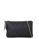 Louis Vuitton Double Zip Pochette Monogram Empreinte