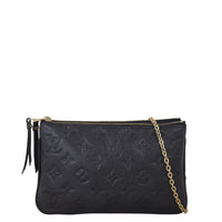 Louis Vuitton Double Zip Pochette Monogram Empreinte