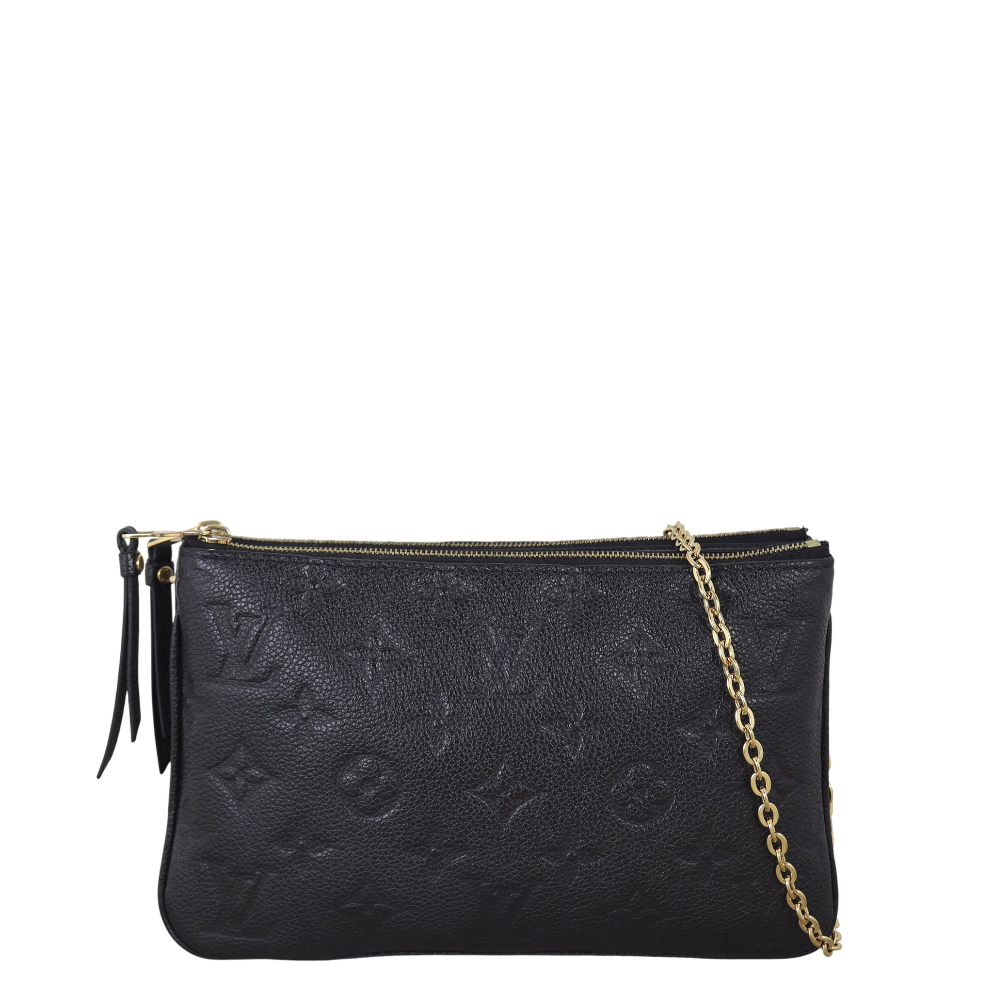 Louis Vuitton Double Zip Pochette Monogram Empreinte