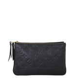Louis Vuitton Double Zip Pochette Monogram Empreinte