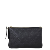 Louis Vuitton Double Zip Pochette Monogram Empreinte