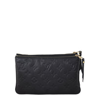 Louis Vuitton Double Zip Pochette Monogram Empreinte