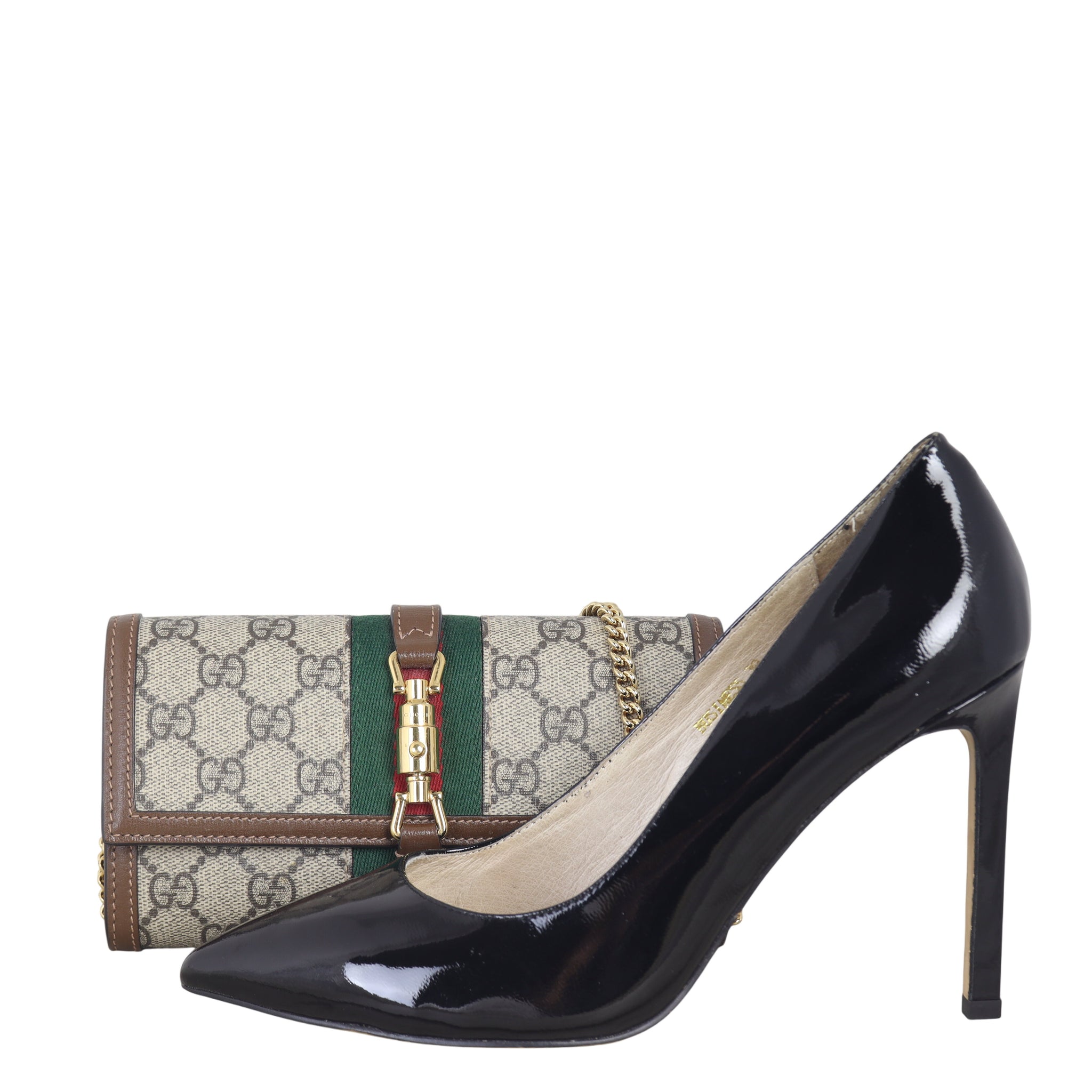 Gucci Jackie 1961 GG Supreme Wallet on Chain