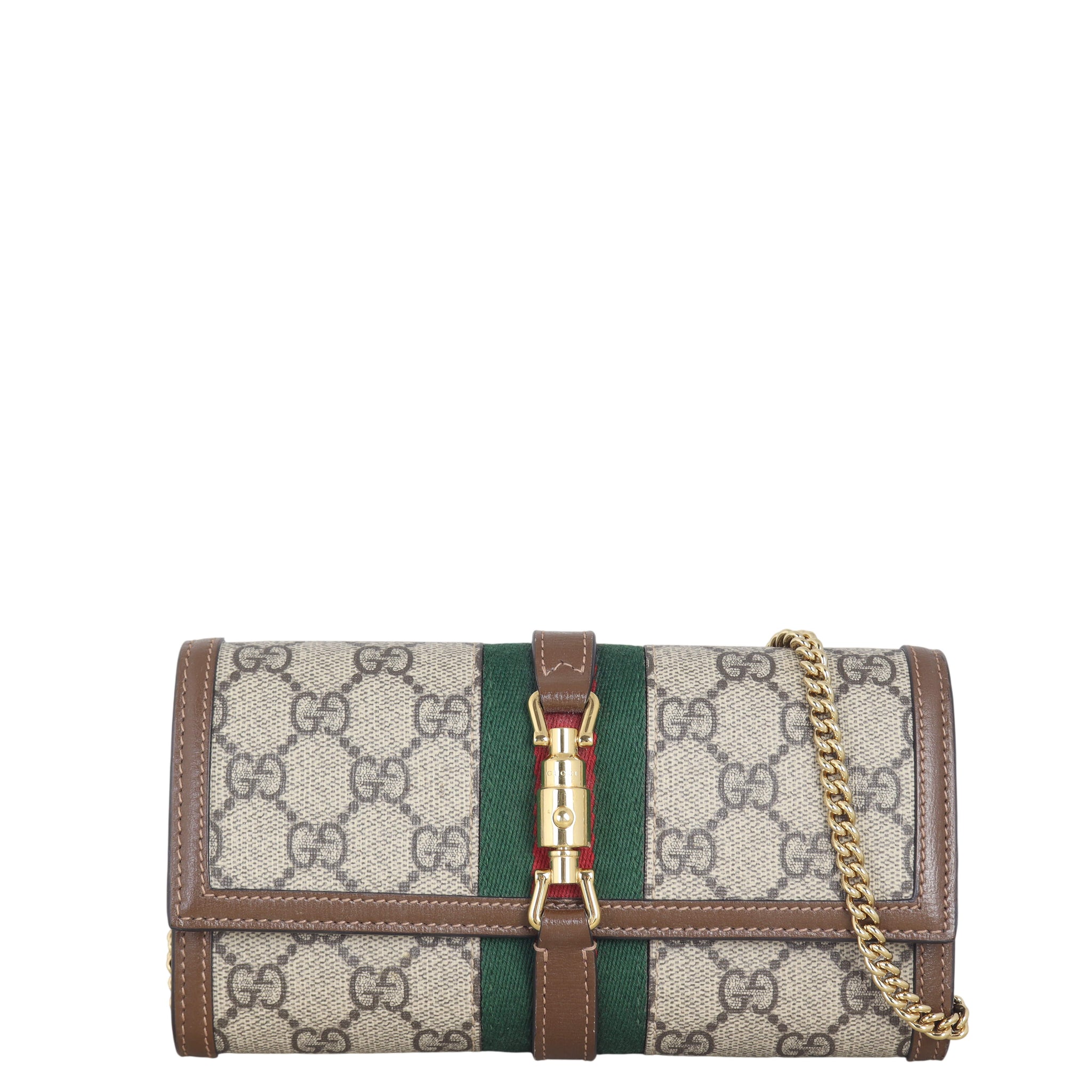 Gucci Jackie 1961 GG Supreme Wallet on Chain