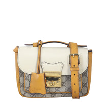 Gucci GG Supreme Padlock Top Handle Shoulder Bag