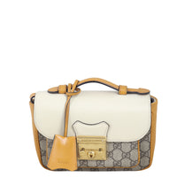 Gucci GG Supreme Padlock Top Handle Shoulder Bag