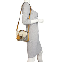 Gucci GG Supreme Padlock Top Handle Shoulder Bag