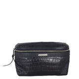 Saint Laurent City Belt Bag Croc-embossed