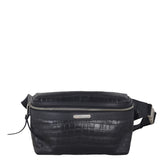 Saint Laurent City Belt Bag Croc-embossed
