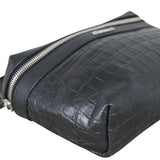 Saint Laurent City Belt Bag Croc-embossed