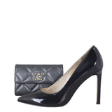 Chanel CC Trifiod Wallet Metallic