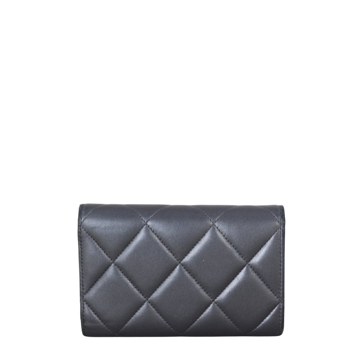 Chanel CC Trifiod Wallet Metallic