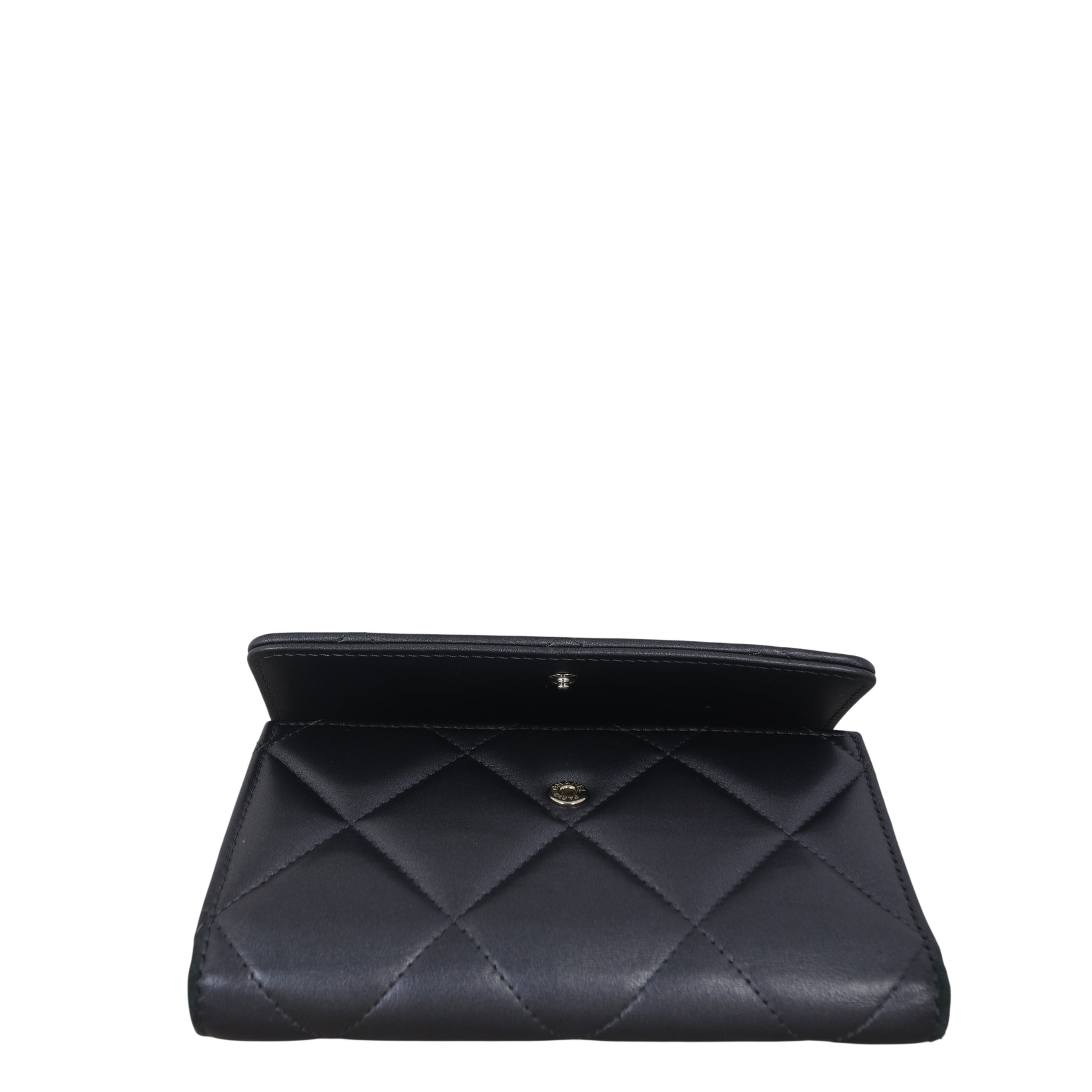 Chanel CC Trifiod Wallet Metallic