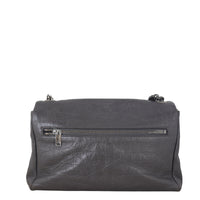 Saint Laurent West Hollywood Medium Croc-Embossed