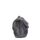 Saint Laurent West Hollywood Medium Croc-Embossed