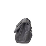Saint Laurent West Hollywood Medium Croc-Embossed