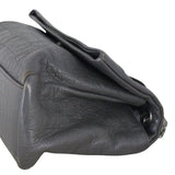 Saint Laurent West Hollywood Medium Croc-Embossed