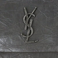 Saint Laurent West Hollywood Medium Croc-Embossed