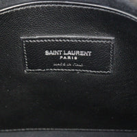 Saint Laurent West Hollywood Medium Croc-Embossed