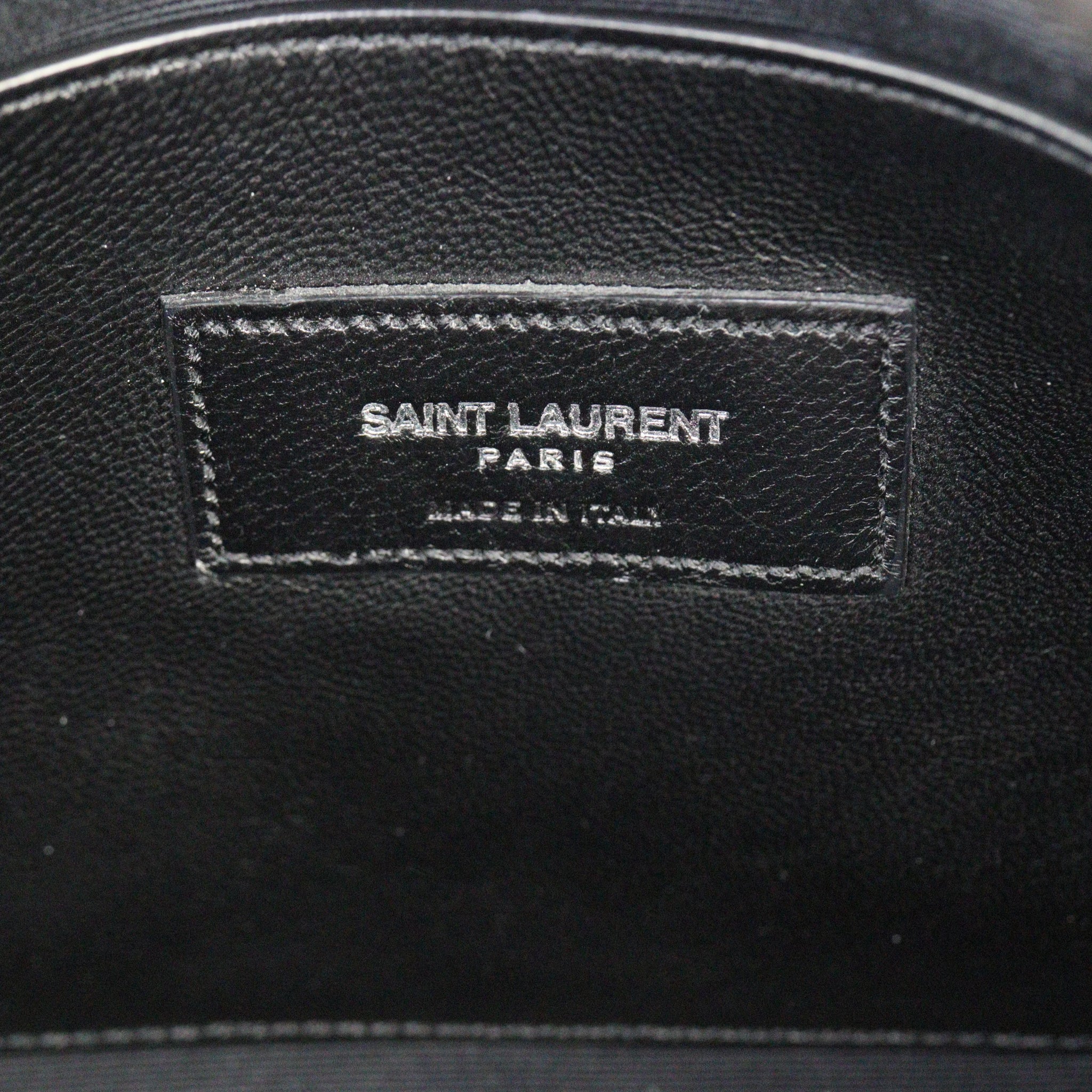Saint Laurent West Hollywood Medium Croc-Embossed