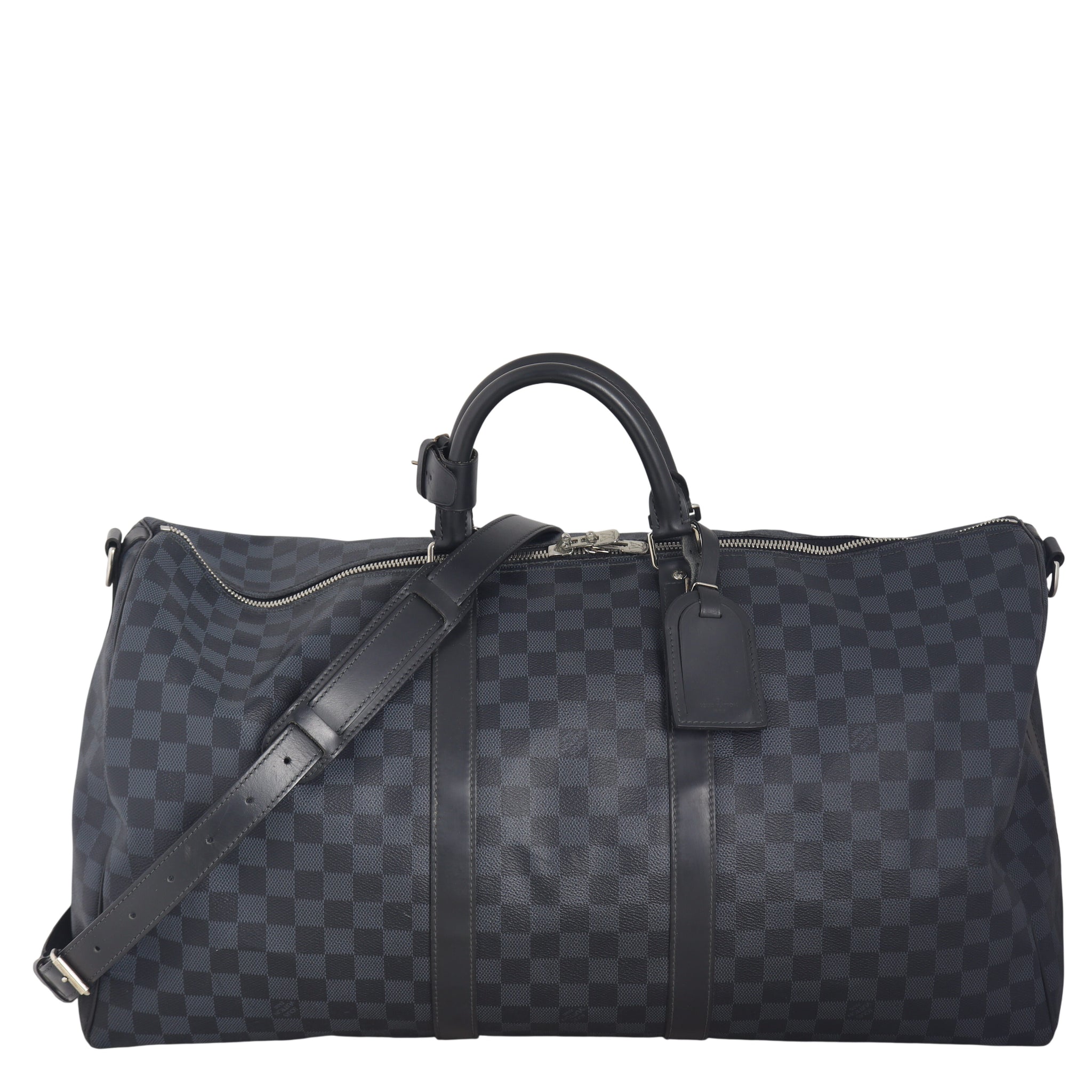 Louis Vuitton Keepall 55 Bandouliere Damier Cobalt