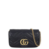 Gucci GG Marmont Matelasse Super Mini Shoulder Bag