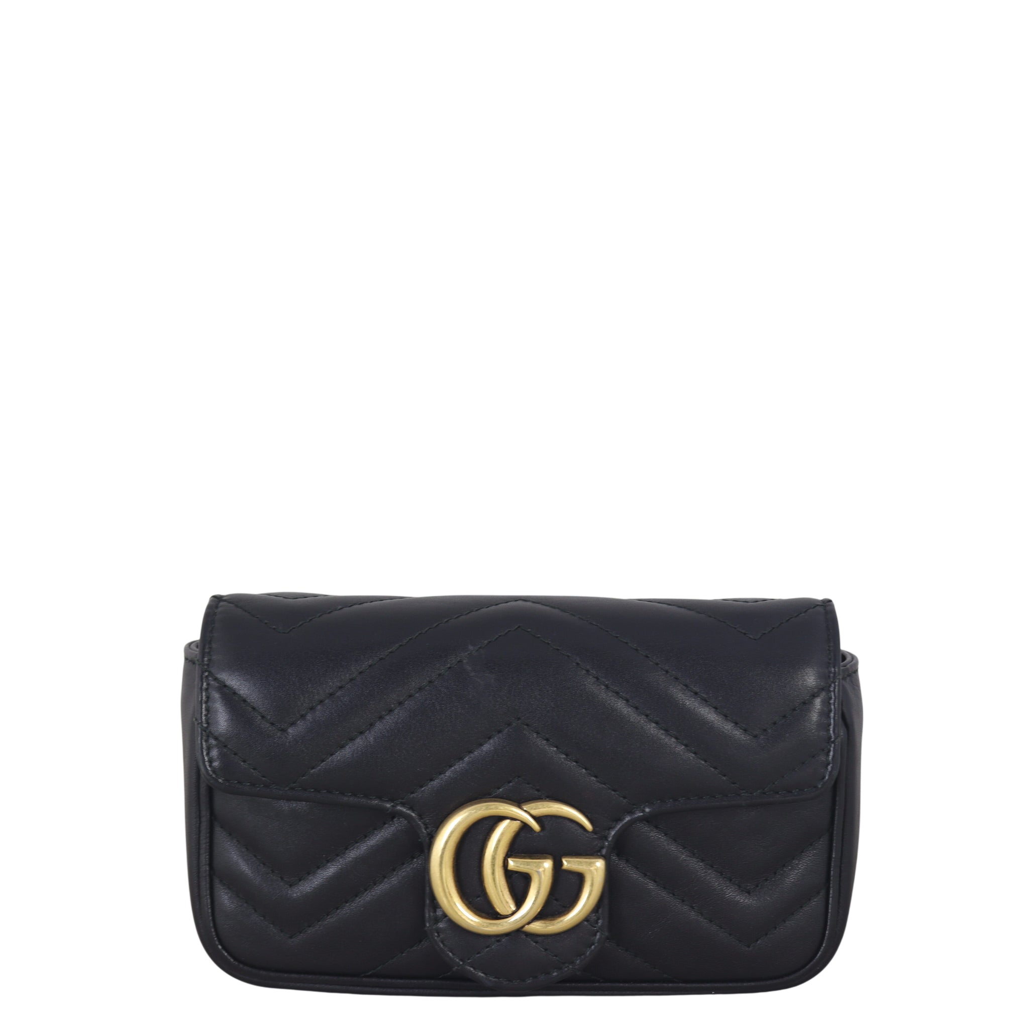 Gucci GG Marmont Matelasse Super Mini Shoulder Bag