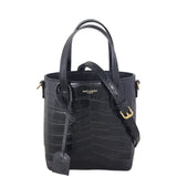Saint Laurent Toy Shopping Tote Croc-embossed