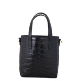 Saint Laurent Toy Shopping Tote Croc-embossed