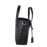 Saint Laurent Toy Shopping Tote Croc-embossed