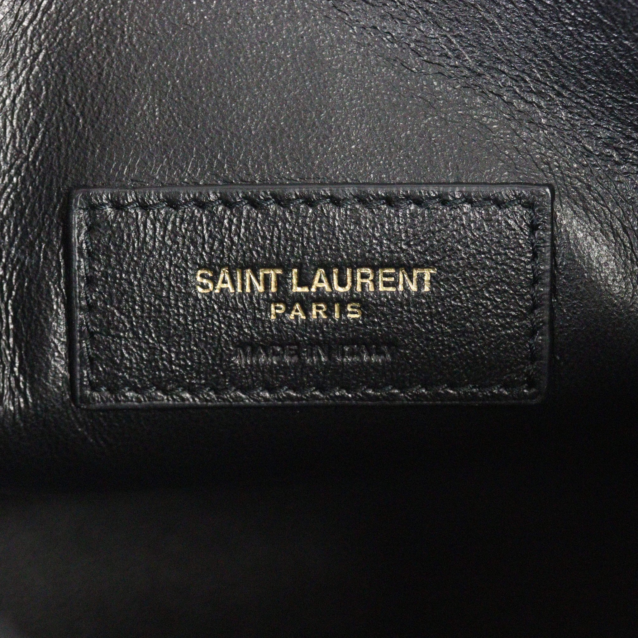 Saint Laurent Toy Shopping Tote Croc-embossed
