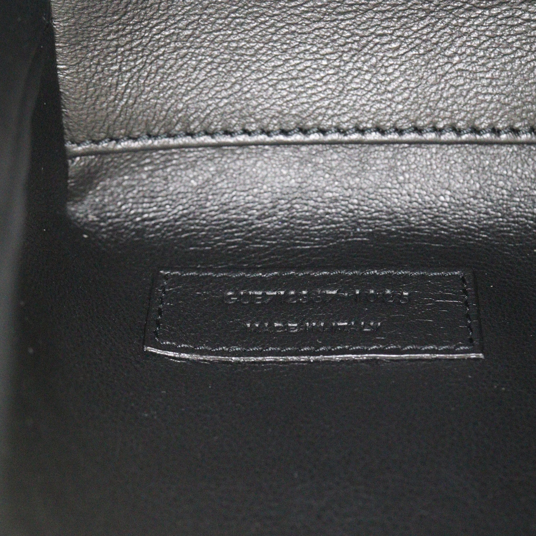 Saint Laurent Toy Shopping Tote Croc-embossed